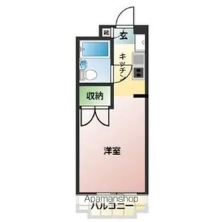 スカイコート横浜大口第2【4階】の間取り