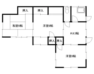 茨城県水戸市酒門町【一戸建】の間取り