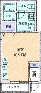 シーンプラス小田急相模原ノース【1階】の間取り