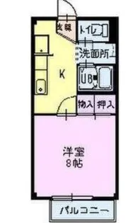 1Kの間取り画像
