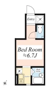 ブライトアース巣鴨【1階】の間取り