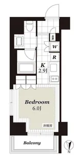 東京都港区白金4【マンション】の間取り