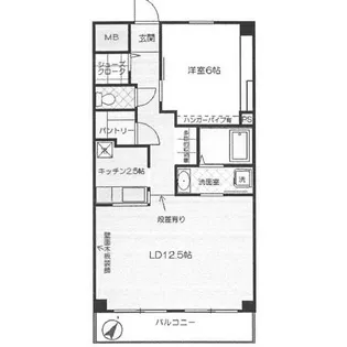 ハイツイチノC【2階】の間取り