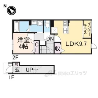 VALENTESAZANAMI【2階】の間取り