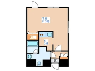 ルラシオン札幌駅前【5階】の間取り