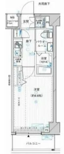 メインステージ洗足池【7階】の間取り
