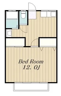 コーポ池田【1階】の間取り