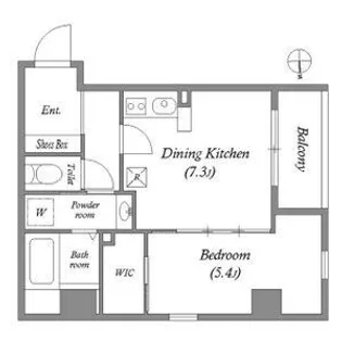 BROAD七条河原町RESIDENCE【3階】の間取り