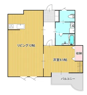 シャンボール・ド・クレB棟【1階】の間取り