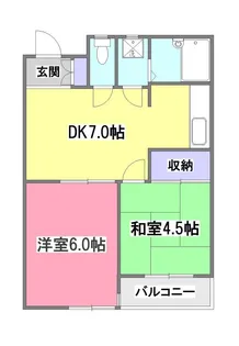 けやき通りマンション【3階】の間取り