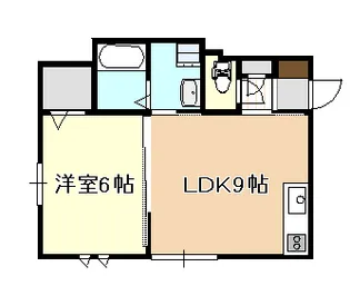 星と青空のクーレ~Kulle~【1階】の間取り