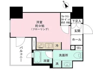 パークホームズ浜松町【8階】の間取り