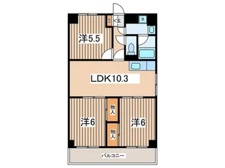 ソビエール【7階】の間取り