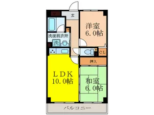 ベリオ明誠【4階】の間取り