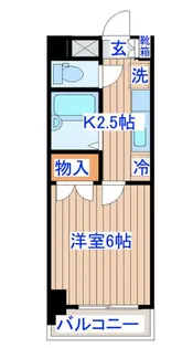 有楽館メゾンウィスタリア【2階】の間取り