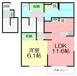 nuovo vittoria【2階】の間取り