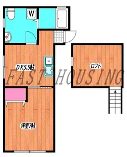 東京都渋谷区幡ヶ谷3【アパート】の間取り