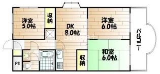 プロムナード洲崎 1号館【1階】の間取り