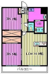 埼玉県さいたま市緑区東浦和8【マンション】の間取り