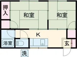 朝日荘【2階】の間取り