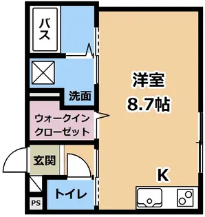 滋賀県大津市南郷1【アパート】の間取り