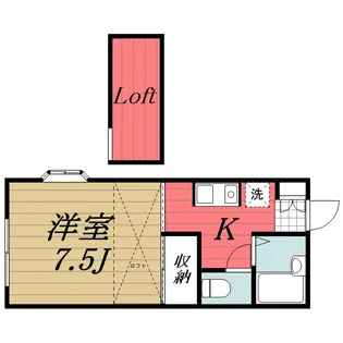 千葉県市原市ちはら台東5【アパート】の間取り