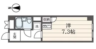 高輪アサヒハイム【3階】の間取り