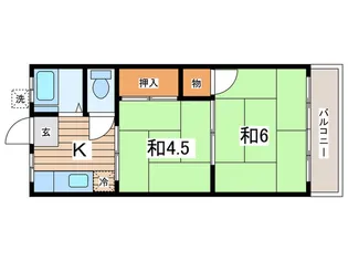 いそみ荘【2階】の間取り