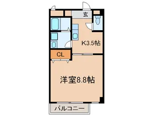 クレールi【1階】の間取り