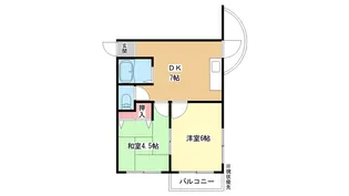 大阪府吹田市五月が丘東【マンション】の間取り