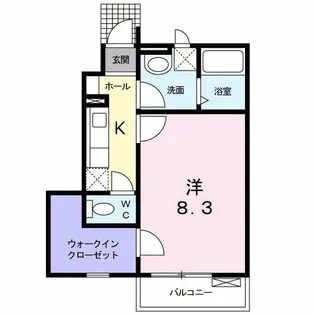 オルタンシア【1階】の間取り