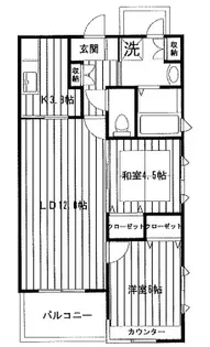 神奈川県横浜市中区本牧町2【マンション】の間取り