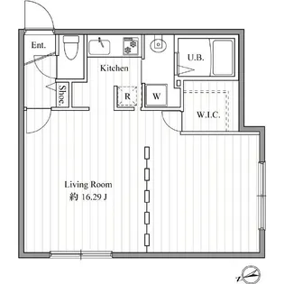 ZESTY松陰神社【4階】の間取り