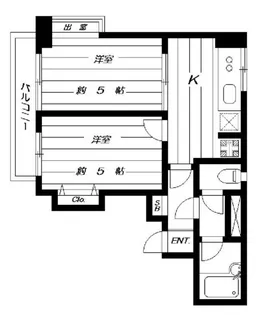 ジャクソンハイツ【2階】の間取り