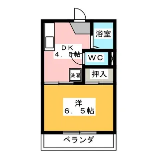 ドミールみやび【2階】の間取り