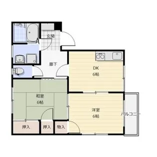 メゾン村松【2階】の間取り