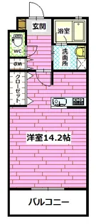 緑邑館【3階】の間取り