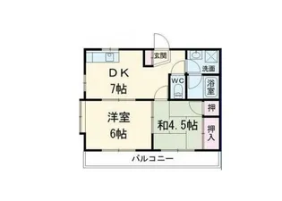 クロノス浦和【2階】の間取り