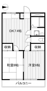 エターナル錦【1階】の間取り