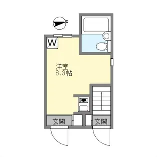ラ・シエル【1階】の間取り