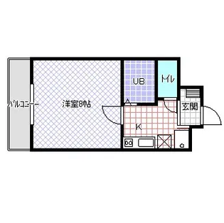 シャンテ三船III【3階】の間取り