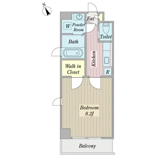 リリークレイン【3階】の間取り
