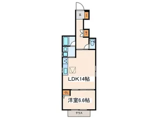 VIOLA【1階】の間取り