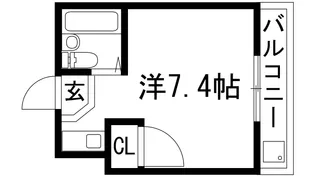 マンションミネット3号館【2階】の間取り