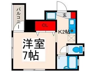 LA BELLE MAISON【1階】の間取り