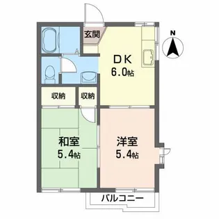 J’sヒルズ【2階】の間取り
