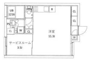 CITYWALK新江古田【4階】の間取り