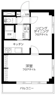 ガーデンヒルズ市ヶ谷【3階】の間取り