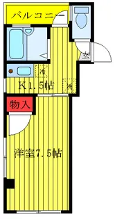 青木マンションII【1階】の間取り