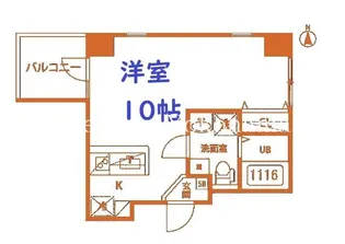 横浜ウエストレジデンス【6階】の間取り